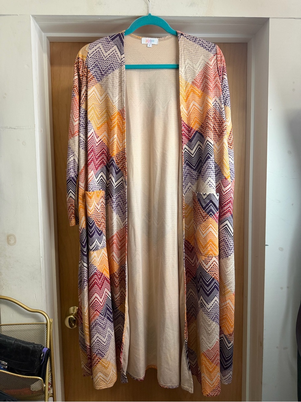 NWT! LuLaRoe Women’s Multicolor Western Print Long Cardigan. Size: Small